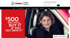 Desktop Screenshot of madillholden.com.au